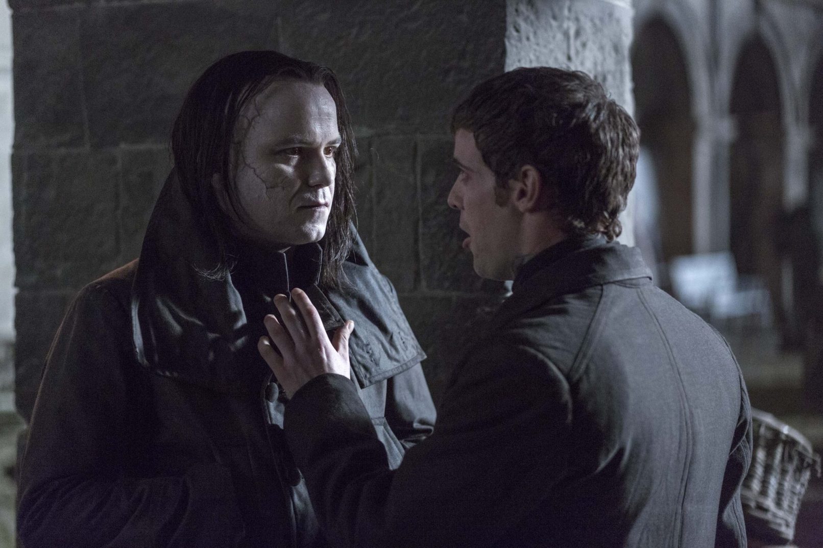 Creature with Dr Frankenstein